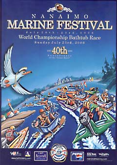 poster of Nanaimo Annual - World Championship Bathtub Races and Marine Festival