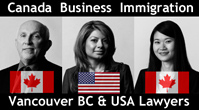Canada & USA immigration lawyers: Bruce Harwood,MA LLB; Saba Naqvi, BA JD, Angela So, JD