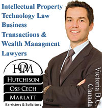 James Hutchison, Intellectual Property IP and Technology Lawyers Hutchison  Oss-Cech Marrlatt serves Nanaimo from its Victoria office