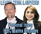 Gordon W. Zenk , BA LLB and Shelina Shariff, BSc. JD  -  Metro Vancouver experienced Personal Injury Lawyers  for ICBC claims disputes, slip and fall pedestrian injuries