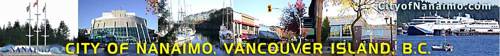City of Nanaimo photos of harbor and downtown - backdrop for Nanaimo downtown hotels, motels and resorts